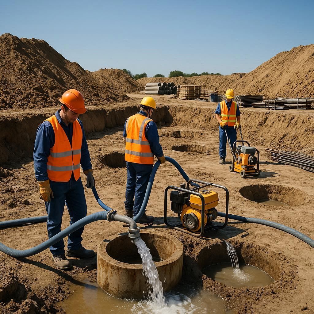 Глубинное водопонижение скважинами в Евпатории
