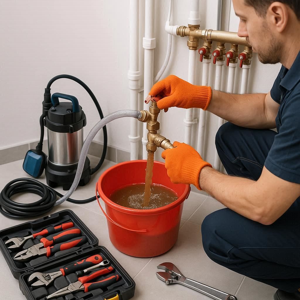 Промывка труб отопления в Евпатории